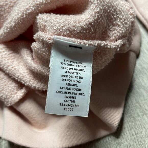 NWOT TREASURE & BOND Pink Wide Sleeve Sweatshirt Women’s Size Small - Picture 6 of 7